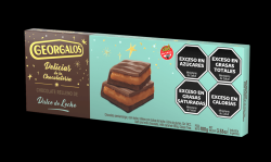 Chocolate relleno de dulce de leche