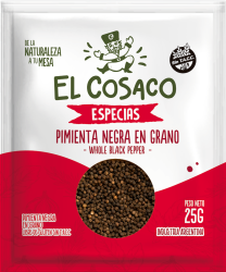 Pimienta negra en grano