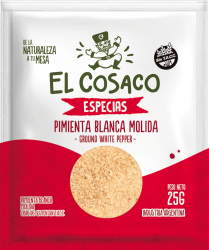Pimienta blanca molida