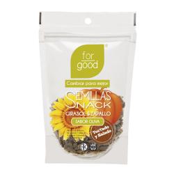 Snack de semillas de zapallo y girasol sabor a oliva