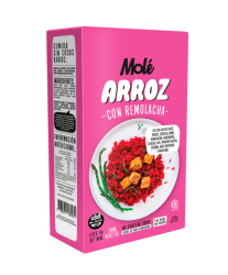 Arroz con remolacha