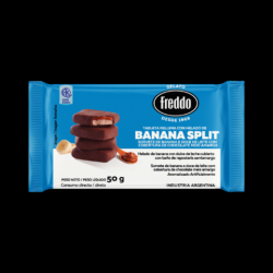 Tableta de Banana Split. SOLAMENTE EN SUCURSALES DENTRO DE ARGENTINA