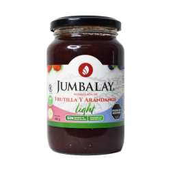 Mermelada de frutilla y arándanos light