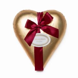 Caja corazón de chocolate con leche