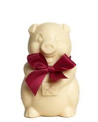 Chanchito de chocolate blanco