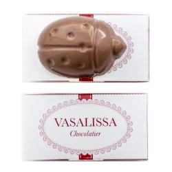 Vaquita de San Antonio de chocolate con leche y blanco