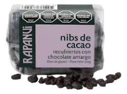 Nibs de cacao recubiertos con chocolate amargo