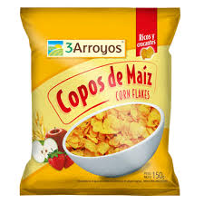 Copos de maíz comunes