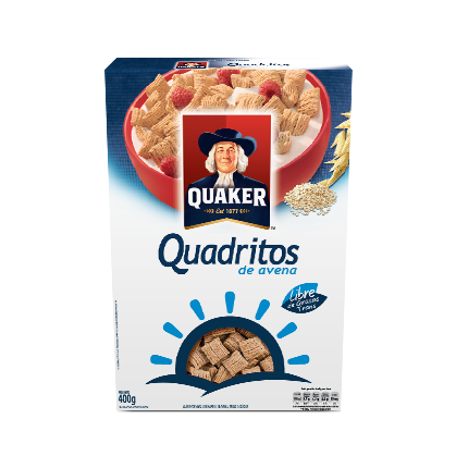Quadritos de avena, de maíz Quaker